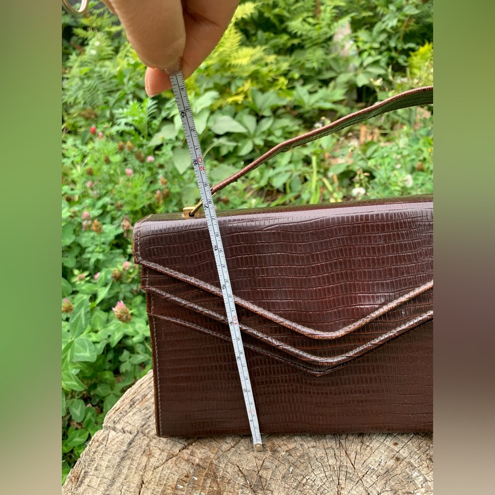 Vintage brown leather ladie’s purse - Picture 11 of 11